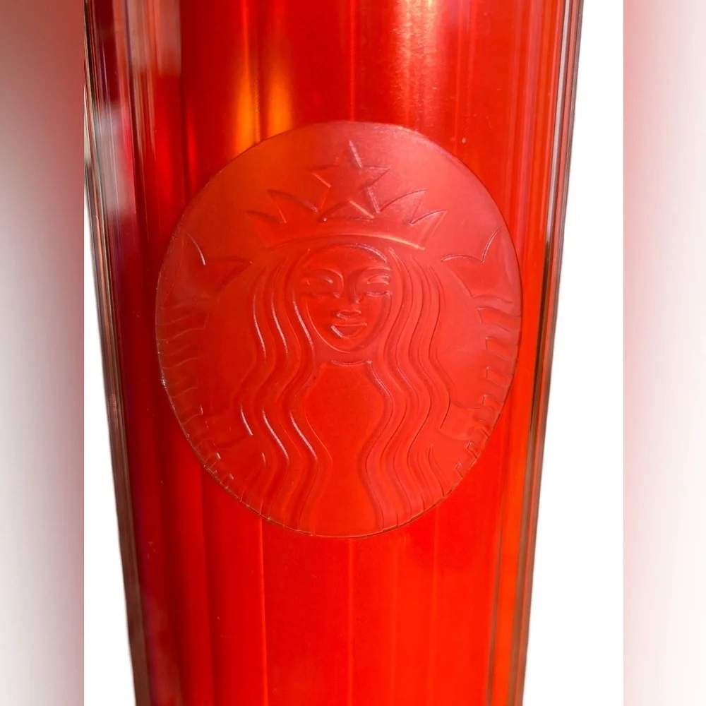 Starbucks Awesome Rainbow 24 oz Cold Tumbler with Iridescent Prism Dome Lid -NWT